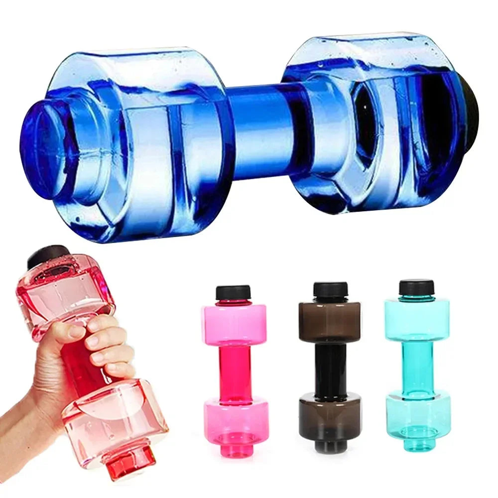 500ML 2Pcs Dumbbell Cup Sports Water Bottles