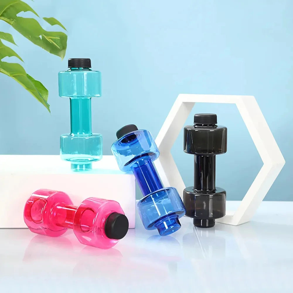 500ML 2Pcs Dumbbell Cup Sports Water Bottles