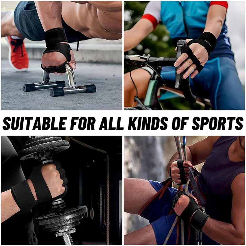 1 Pair Wrist Protector Gym Wristbands Weight Lifting