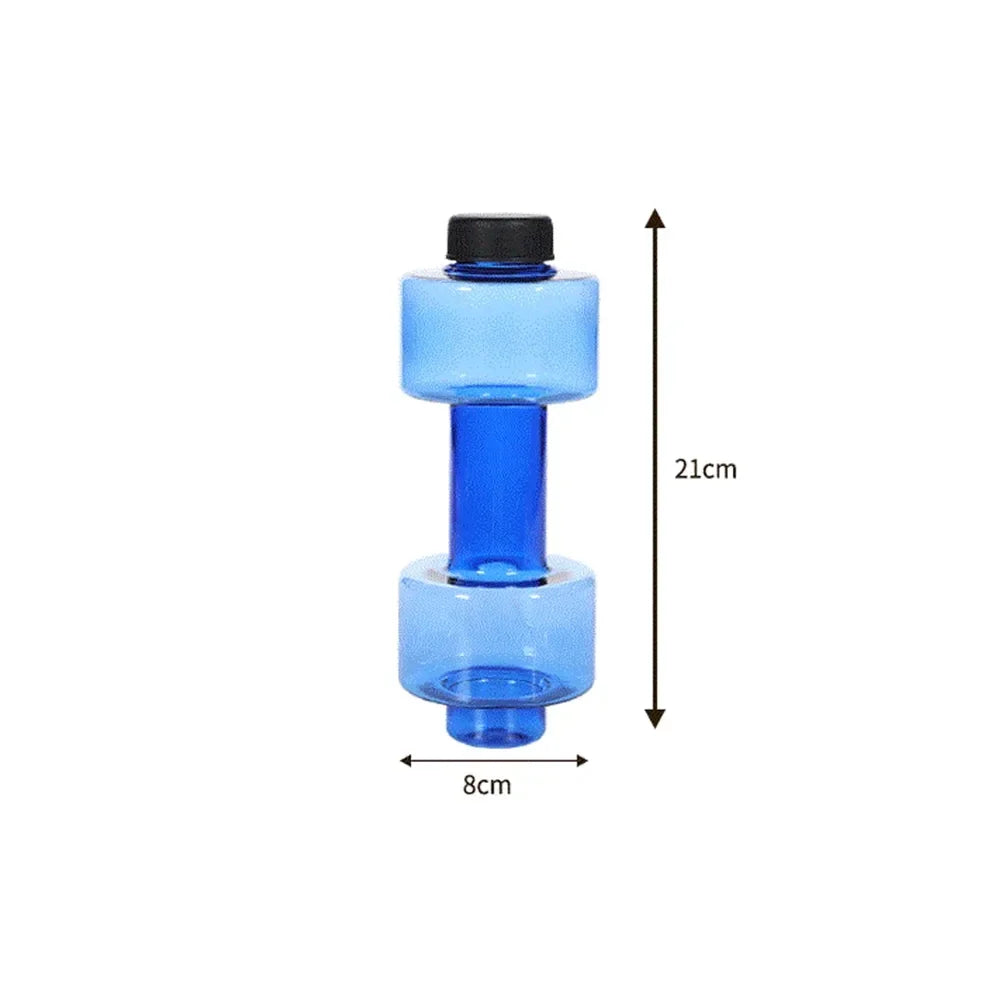 500ML 2Pcs Dumbbell Cup Sports Water Bottles