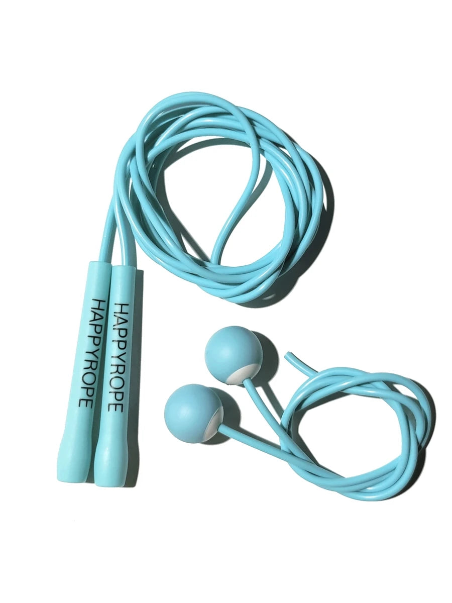 2 in 1  kids jump rope cordless wireless ball and rope begineer HAPPYROPE children pvc rope small handle  easy use