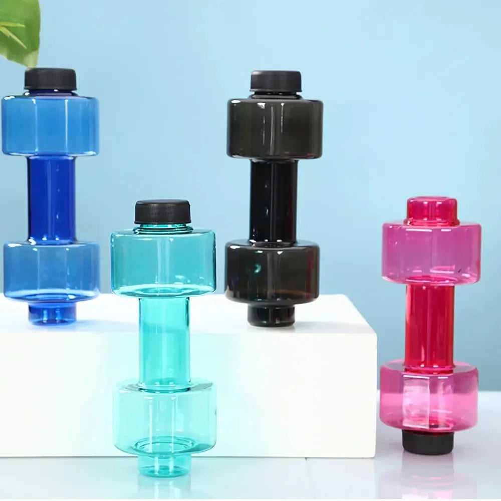 500ML 2Pcs Dumbbell Cup Sports Water Bottles