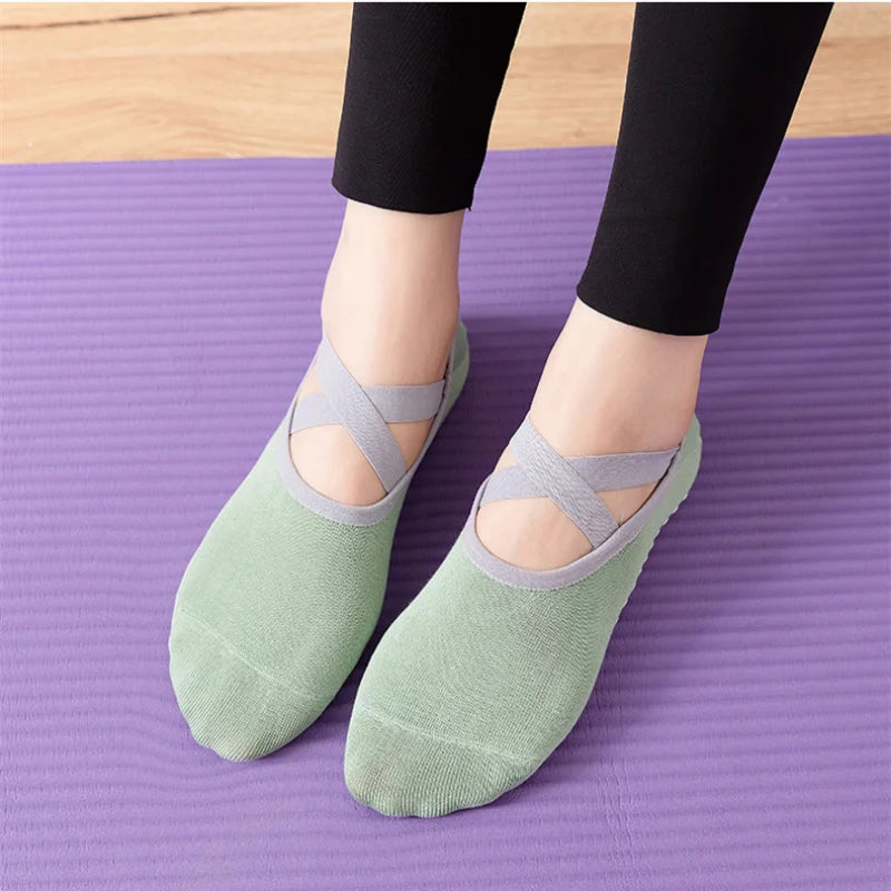 1 Pair Yoga Socks for Women Cotton